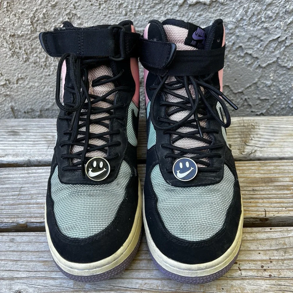 Nike Shoes Men Size 8.5 Air Force 1 High Have A Nike Day. Bleached Coral Jade